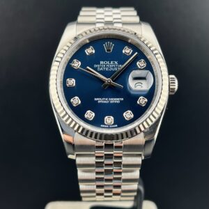 1 – 1 Rolex Datejust 36mm Blu Brillanti Jubilee
