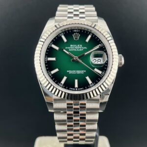 1 – 1 Rolex Datejust 41mm Jubilee Verde Ombrè