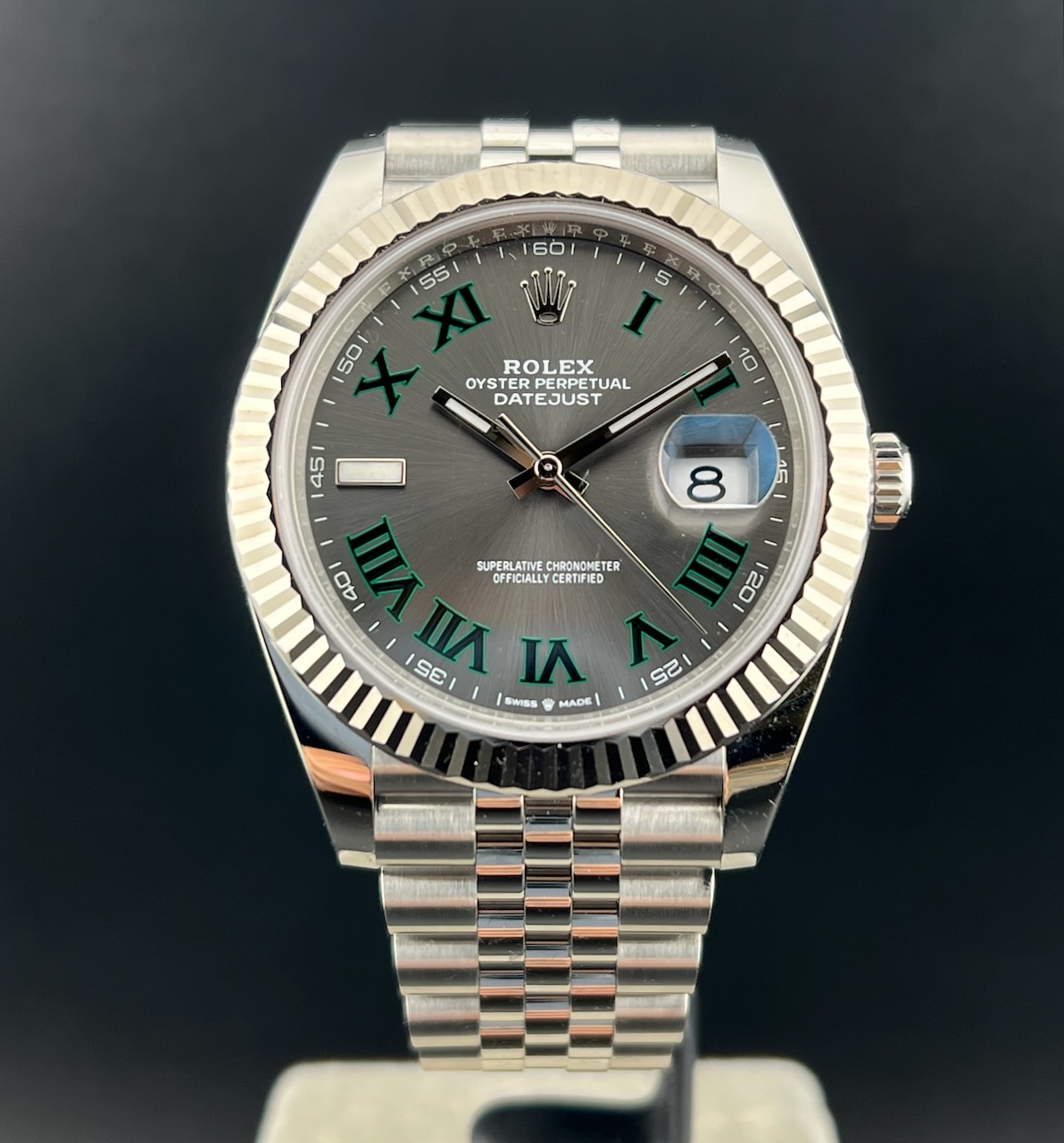 Rolex Datejust 41mm Referenza 126334 Serial Random Quadrante Wimbledon