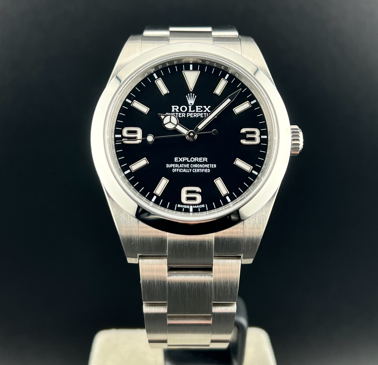 Acquista Rolex Explorer I 39mm Nero RRR Mark II