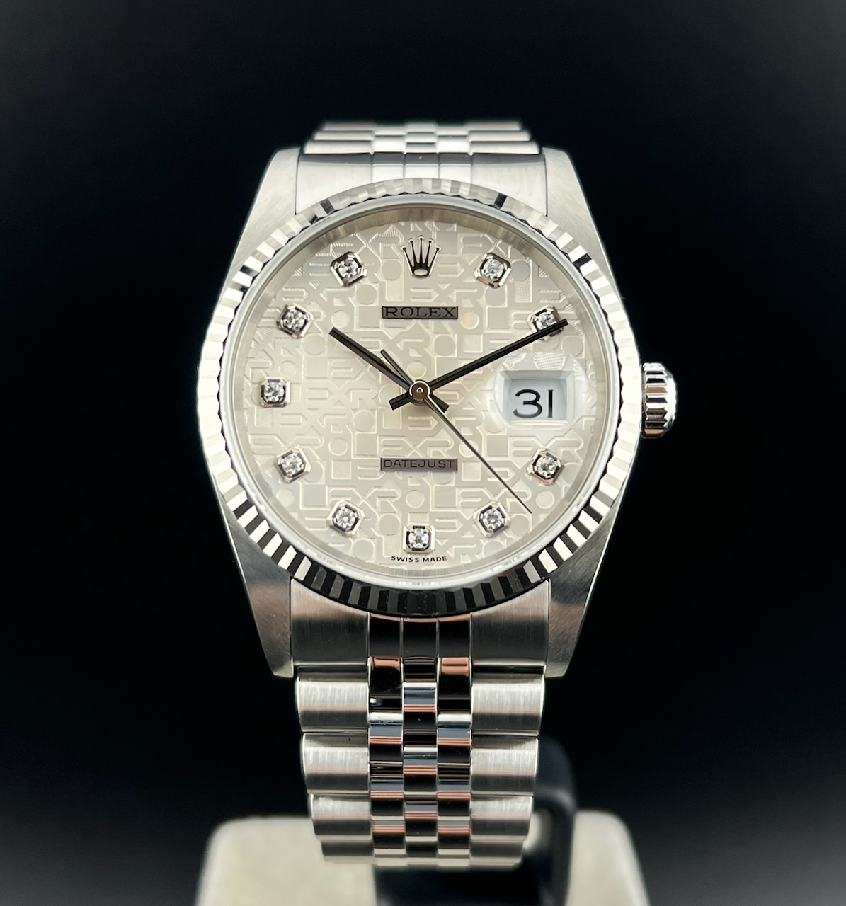 Rolex Datejust 36mm Silver Computer Brillanti
