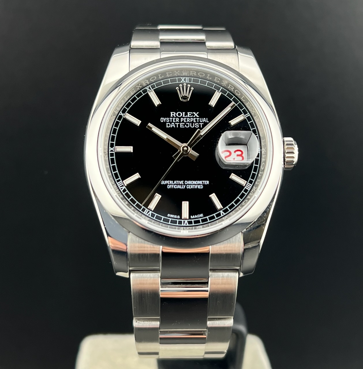 Rolex Datejust 36mm Nero Roulette
