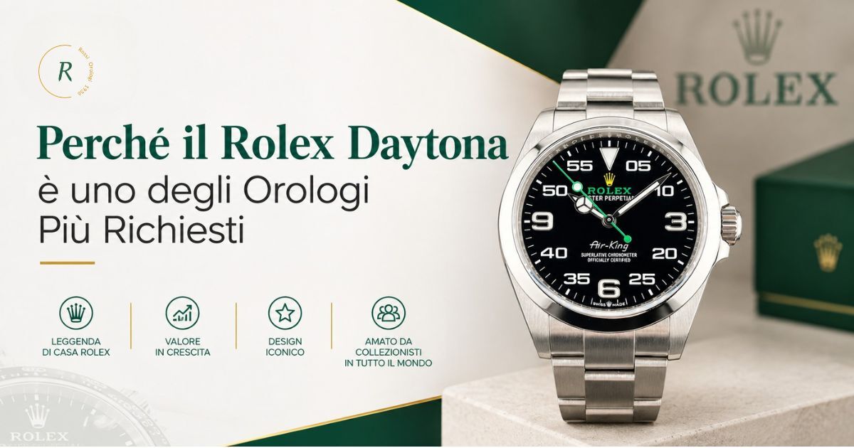 Perché il Rolex Daytona è uno degli Orologi Più Richiesti